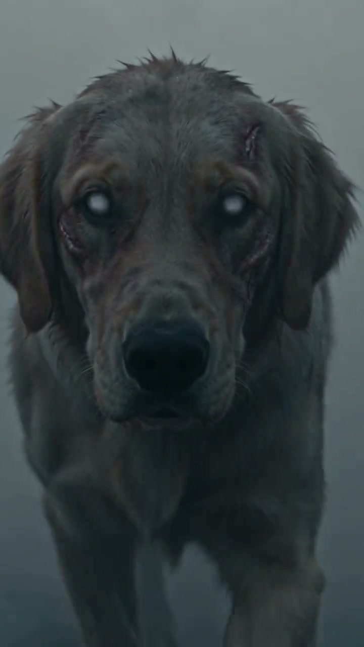 Infected golden retriever